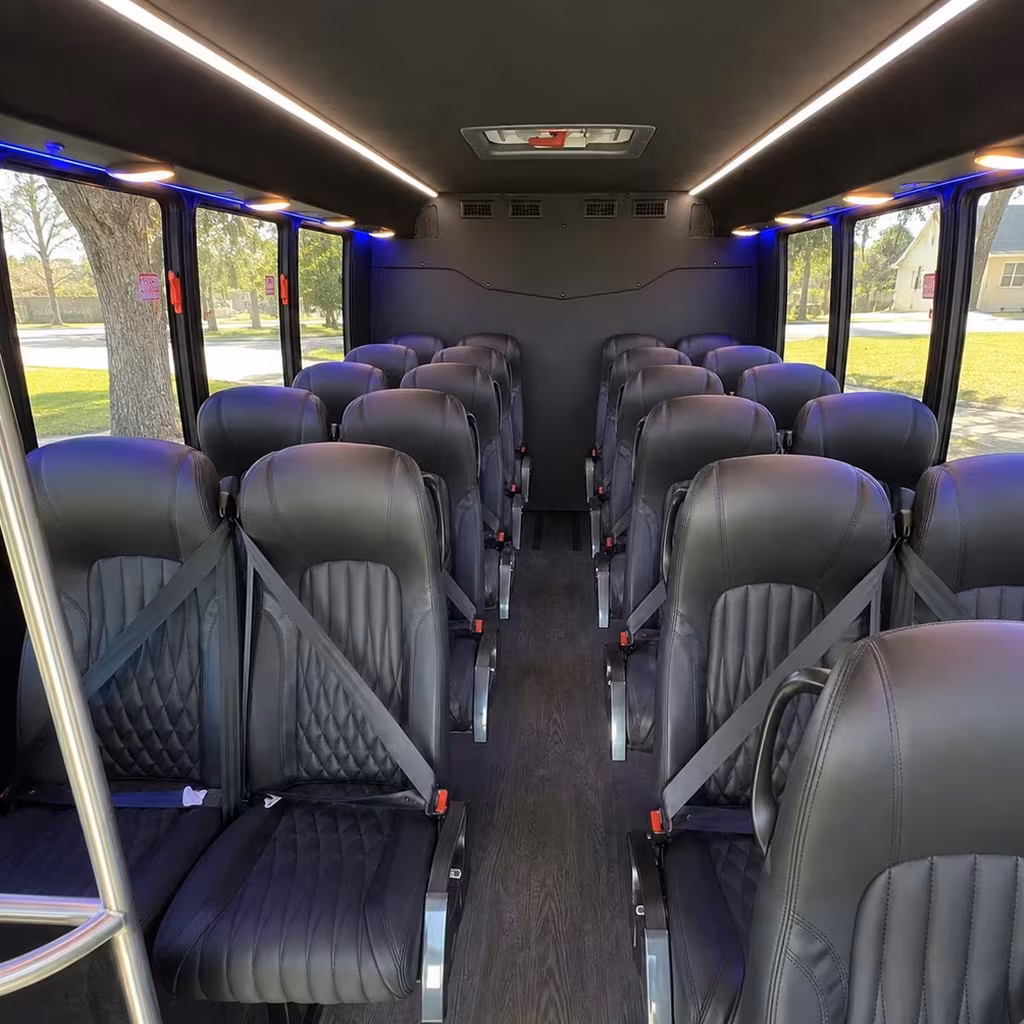 35 passenger minibus interior