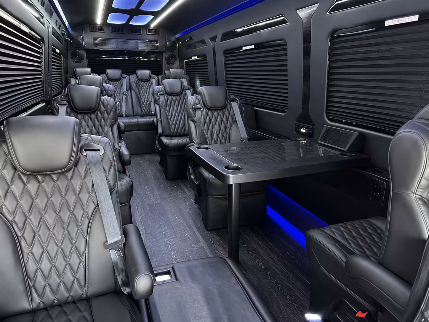 sprinter van with driver interior