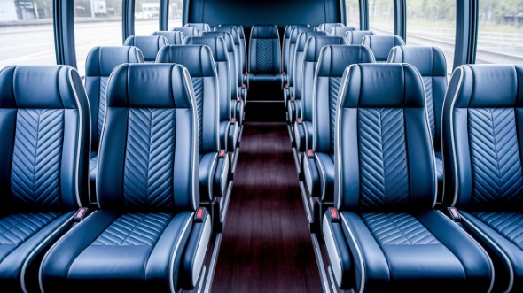 greeley 15 passenger minibus inside