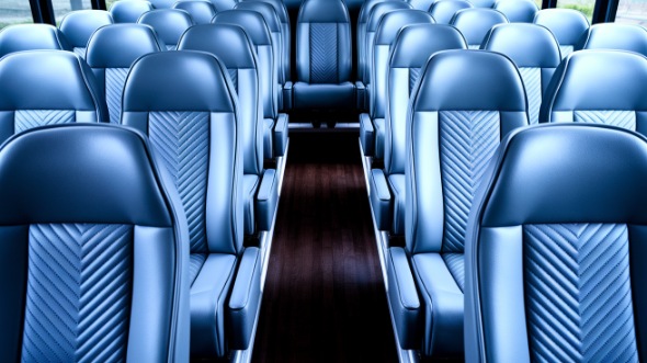 greeley 28 passenger minibus inside