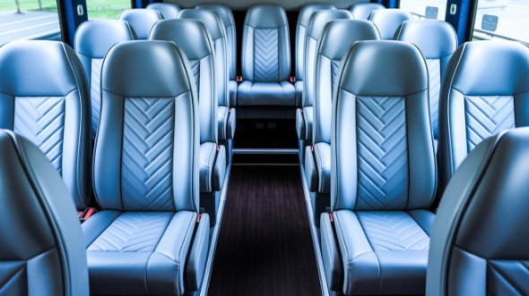 greeley 30 passenger minibus inside