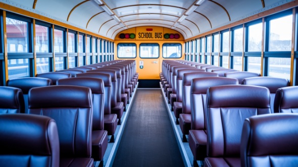 greeley school bus rental inside